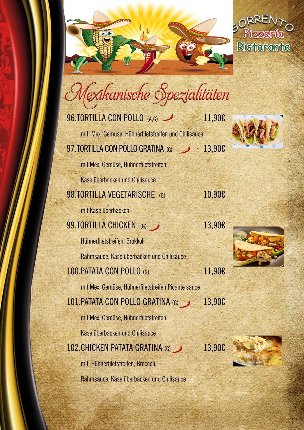Mexikanische Spezalitäten